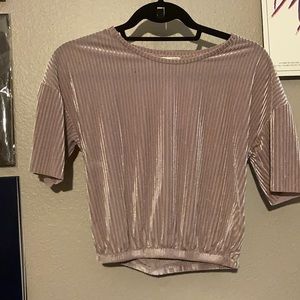 Zara velvet top size small